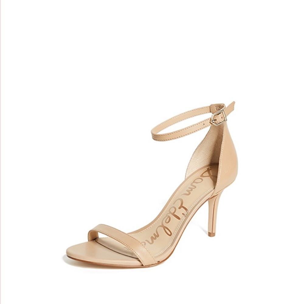 Sam Edelman Patti Nude Leather Shoes